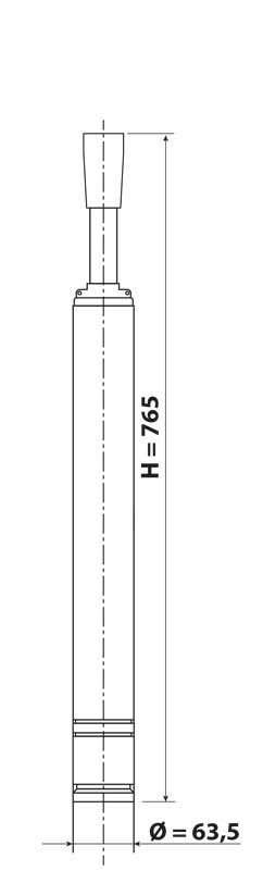 Čerpadlo AQUACUP 2,5" WORM 35/100 30m Obrázek