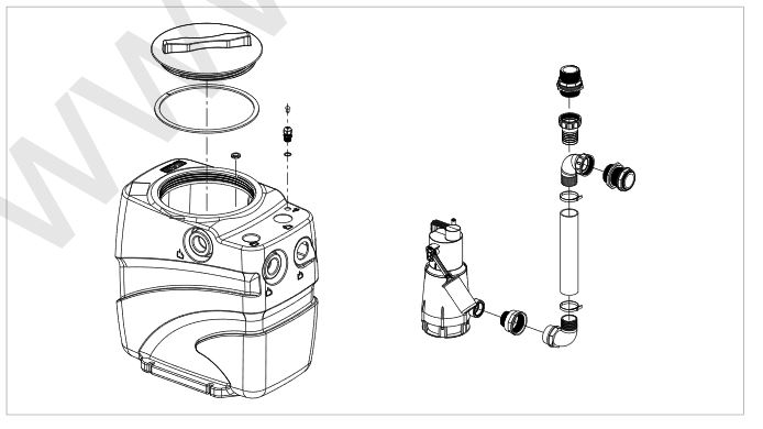 Čerpací jímka DAB FEKABOX 110 Obrázek