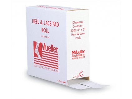 Mueller Heel & Lace Pads Pre-cut, vankúšiky do topánok, zásobník 10 ks
