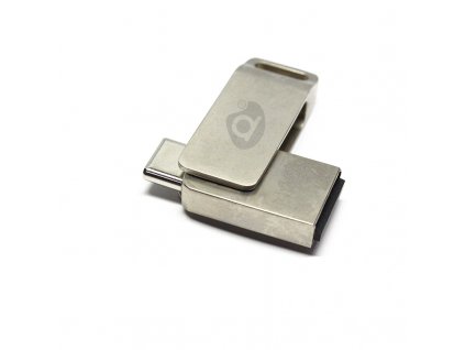 Flash Disk - Počítárna, 128GB, USB 3.0 a USB-C, Kovový