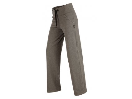 Kalhoty dámské dlouhé - Tmavě šedé melé