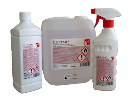 GUTTAR alkoholový prostředek pro rychlou dezinfekci ploch 1l