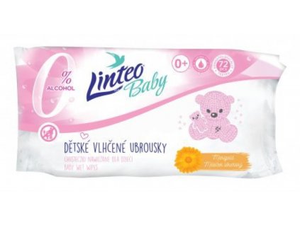 LINTEO BABY Soft and Cream vlhčené ubr. 72ks