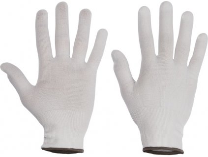 BOOBY rukavice textilní bezešvé - Bílá