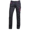 Dámské kalhoty ARDON®FLORET černo-růžové