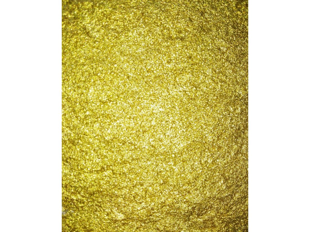 Kovový | Zrkadlový pigment do živice - zlatý 10 ml