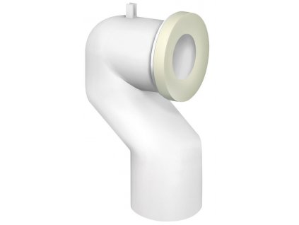 Bruckner WC koleno 90°, priemer 110 mm, Offset, ABS/biela 159.316.0