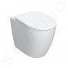Geberit iCon Stojace WC s doskou SoftClose, vodorovný odpad, Rimless, biela 502.383.JT.1