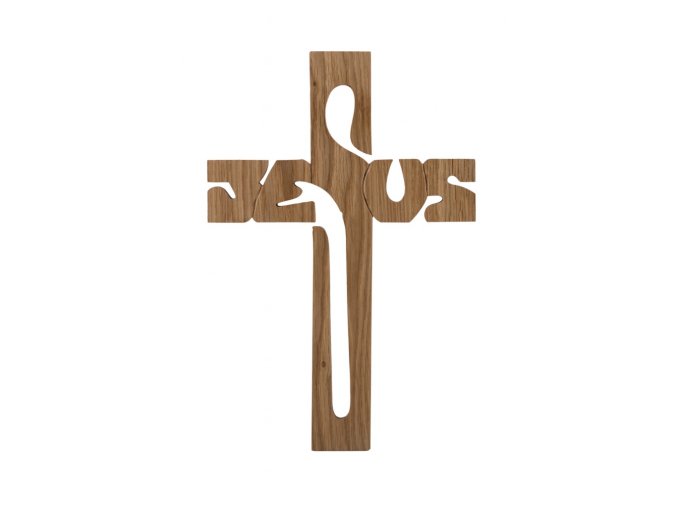Dřevěný kříž - Jesus