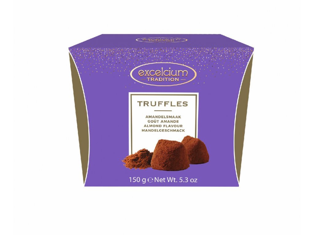 Excelcium Truffels Almond Belgické mandlové truffle 150g
