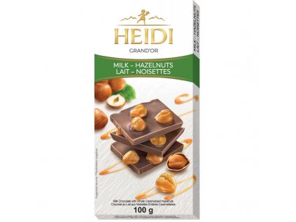 Heidi čokoláda mléčná karamelizované ořechy 100g