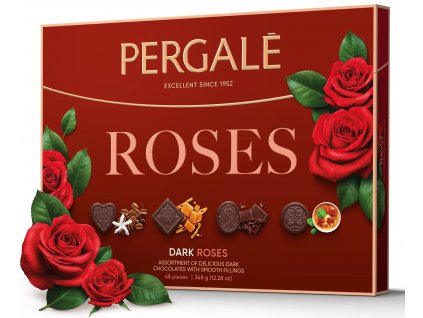 Pergale Dark Roses Hořká bonboniéra s růží 348g