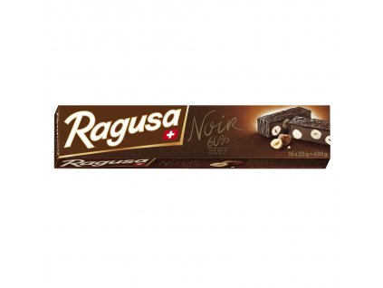 Camille Bloch švýcarská čokoláda Ragusa hořká 60% s ořechy a nugátem 400g
