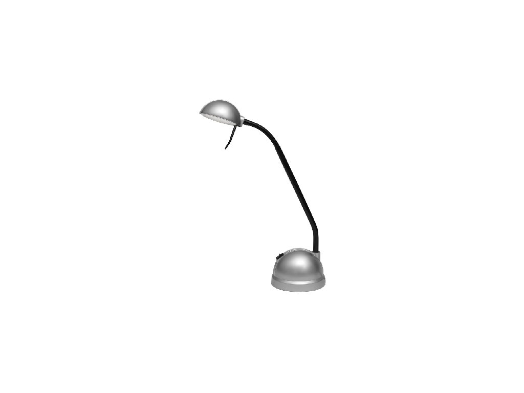 LED stolní lampa SPEKTRA, 8W, 630lm, 4000K, stříbrná