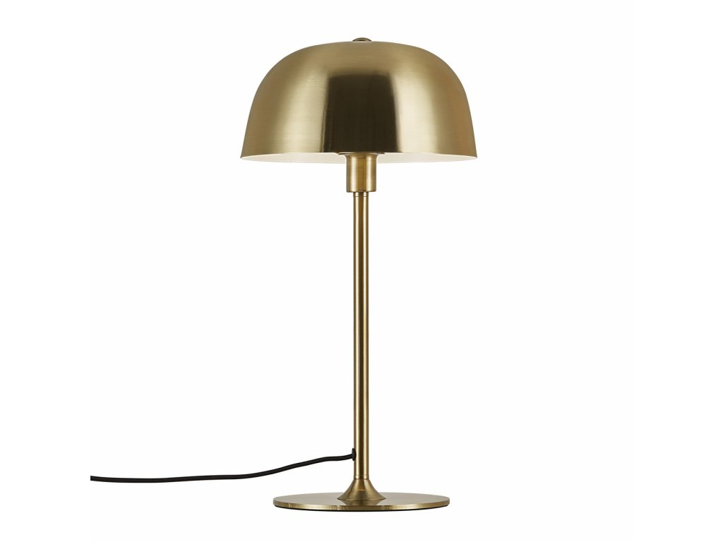 Kovová stolní lampa CERA, 1xE14, 40W, mosazná