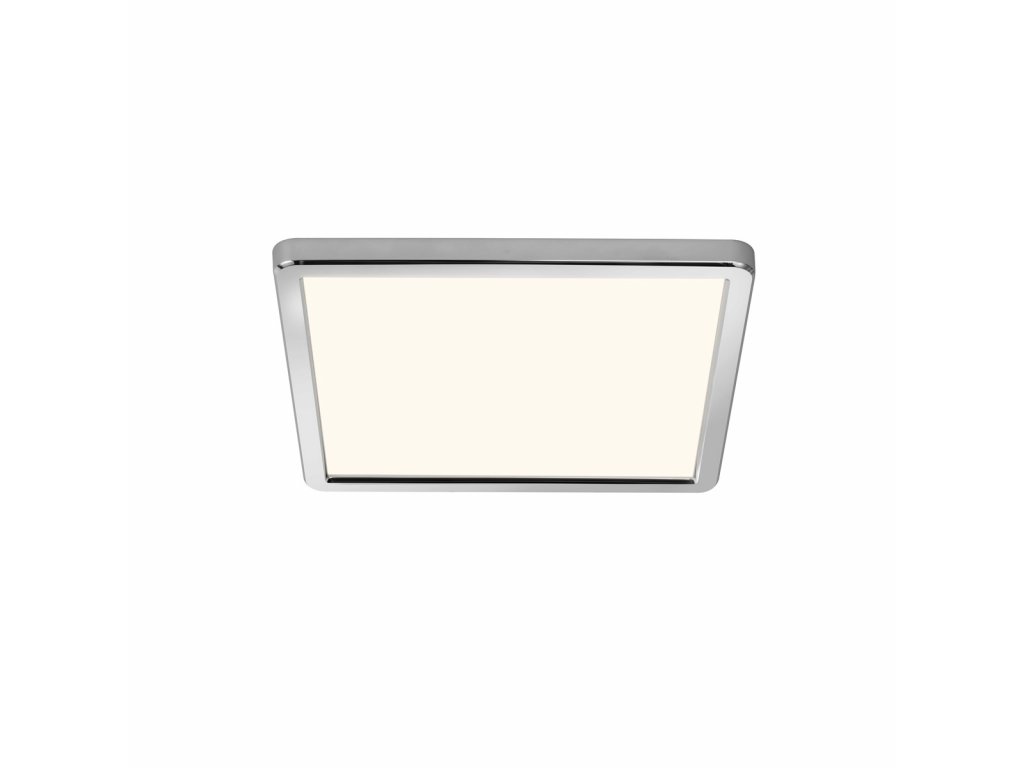 Koupelnové stmívatelné LED stropní svítidlo OJA, 14,5W, teplá-denní bílá, 30x30cm, chromované