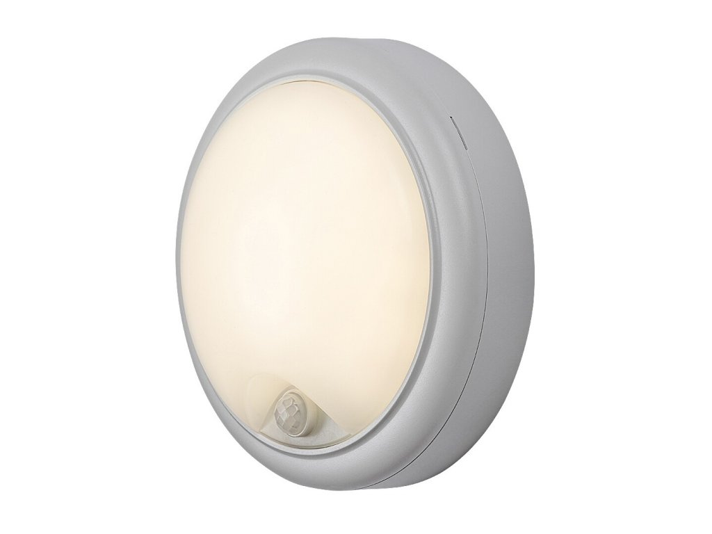 Venkovní nástěnné LED světlo s čidlem HITURA, 15W, denní bílá, bílé