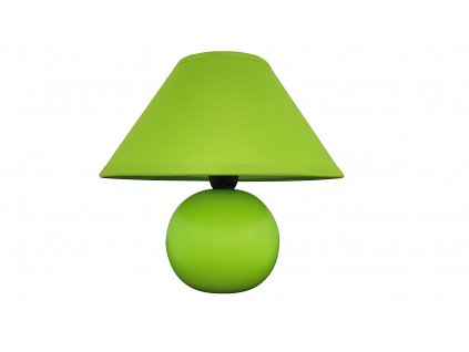 Stolní moderní keramická lampa ARIEL, 1xE14, 40W, zelená
