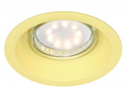 Podhledové stropní osvětlení FALLAY, 1xGU10, 35W, 8cm, kulaté, žluté