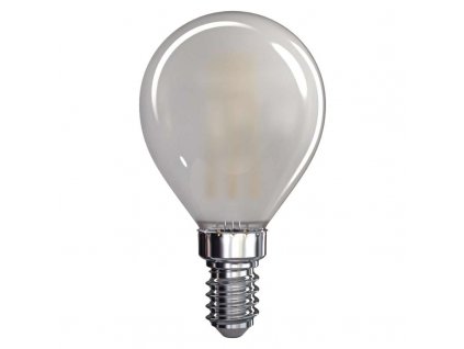 LED filamentová žárovka, MINI, matná, 4W, E14, teplá bílá