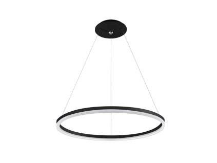 LED moderní závěsný lustr DONA, černý