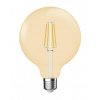 Stmívatelná LED žárovka DECO, E27, G95, 5,4W, 400lm, 2500K, teplá bílá, zlatá