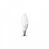 Chytrá LED stmívatelná žárovka HUE s funkcí RGB, E14, B39, 4W, 470lm, teplá bílá-studená bílá, 2ks