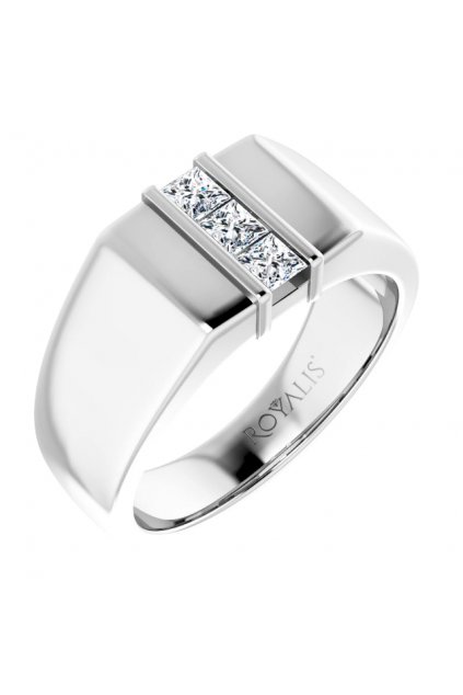 Pánský prsten s diamanty 2022