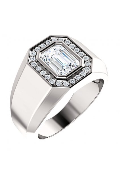 Pánský prsten s Diamanty