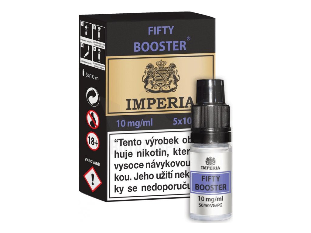 fifty booster cz imperia 5x10ml pg50vg50 10mg