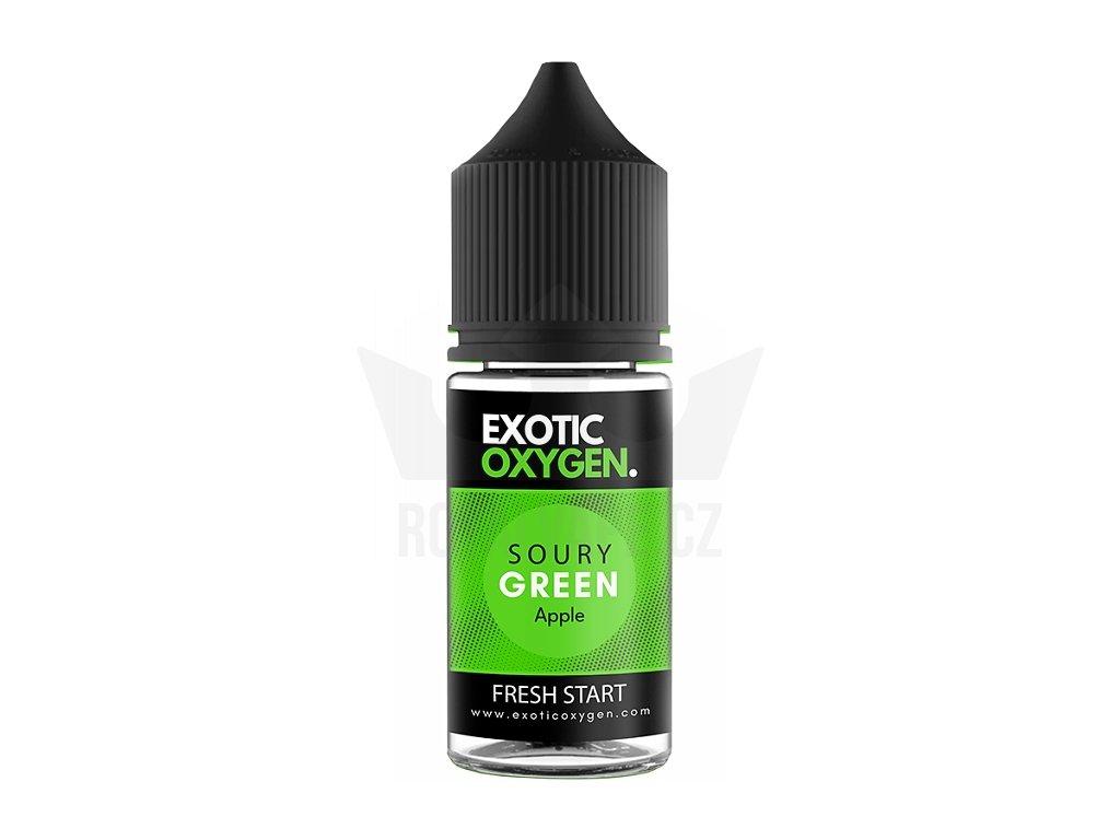 Exotic Oxygen - S&V -  Soury Green Apple - 10/30ml, produktový obrázek.