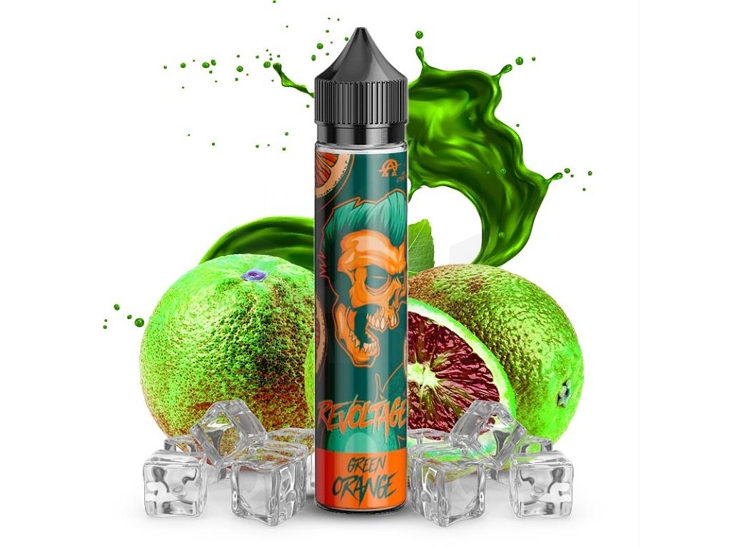 Revoltage - S&V - Green Orange (Chladivý pomeranč) - 15ml, produktový obrázek.