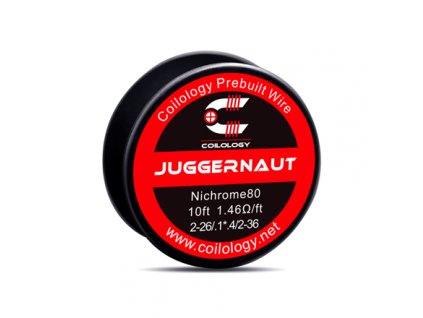 Odporový drát Coilology - Juggernaut Ni80 (2-26/.1*.4/2-36) (3m)
