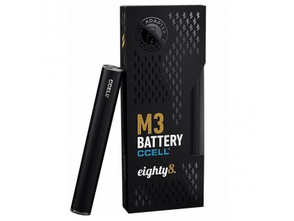 Eighty8 M3 - Baterie pro cartridge 510 - Black, produktový obrázek.