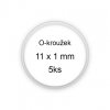 Sada O-kroužků / těsnění 11x1 mm (5ks)