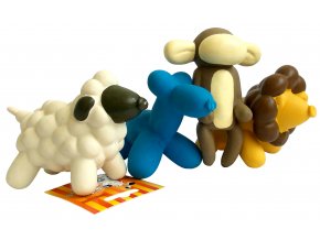 Hračka mini latex 24cm (pes,opice,ovečka,lvíček)