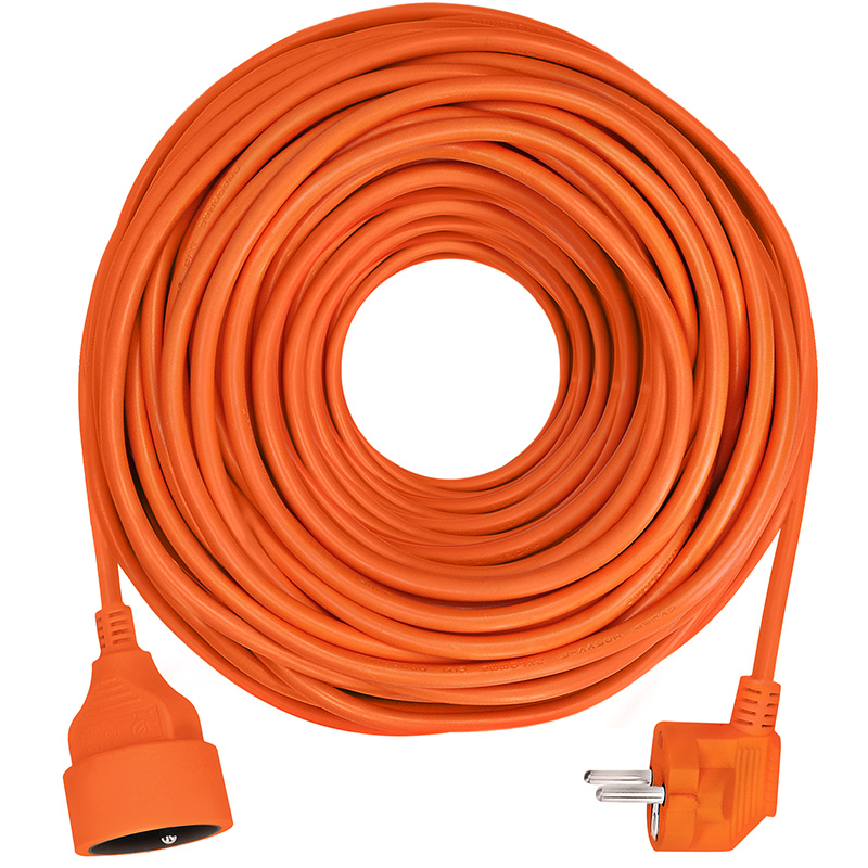 SOLIGHT PS11 prodlužovací kabel - spojka, 1 zásuvka, 40 m, 3 x 1,5mm2, oranžová Obrázek