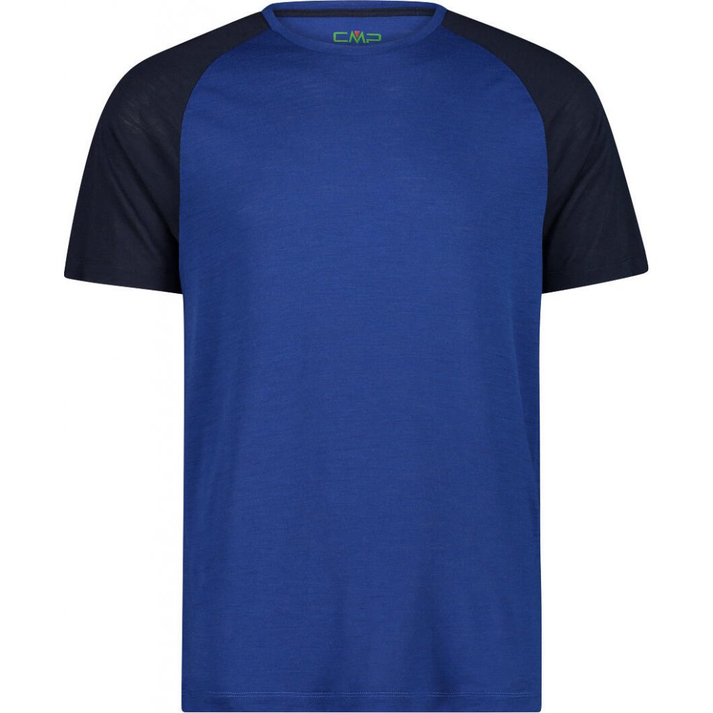 Pánské triko s vlnou, tmavě modré, CMP