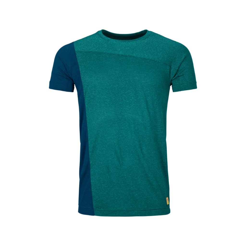 170 Cool Vertical T-shirt Men's | Pacific Green Blend, Ortovox