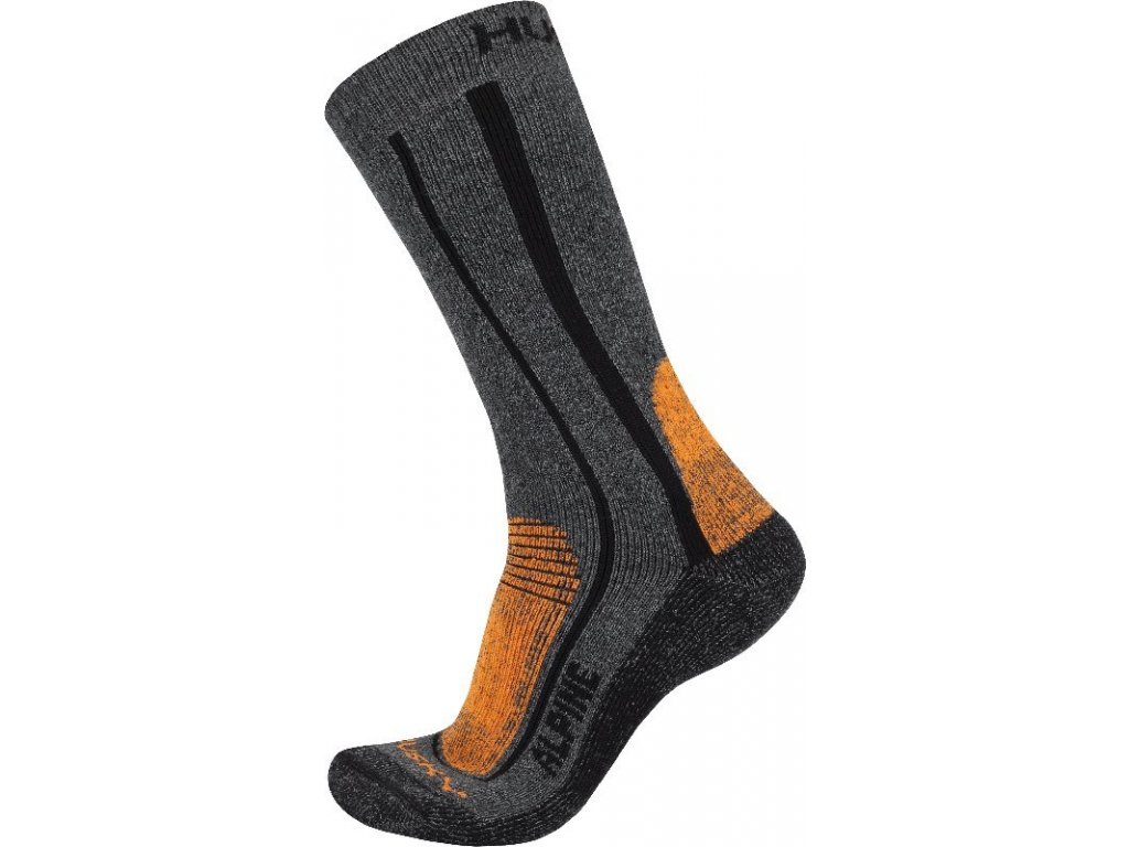 Ponožky Alpine oranžová