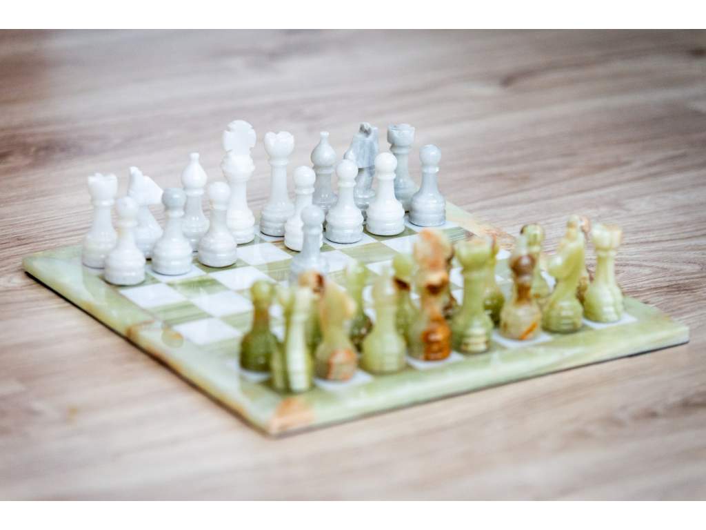 Mramorové šachy  + doprava zdarma