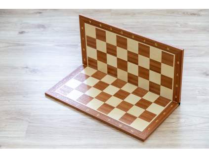Šachovnice z javoru velká skládací s notací  + doprava zdarma