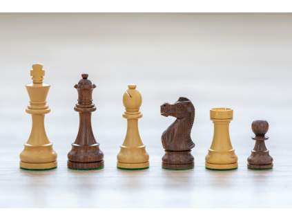 Šachové figurky Zlatý palisandr klasik  + doprava zdarma