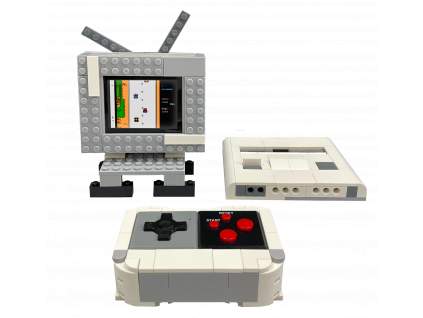 Bricks Console Arcade / Skladacia herní konzola  + doprava zdarma