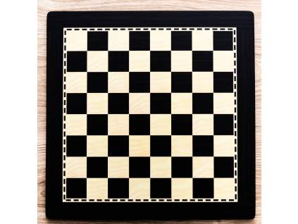 Dřevěná šachovnice LUX eben střední  + doprava zdarma