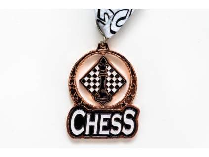 Šachová medaile CHESS bronzová