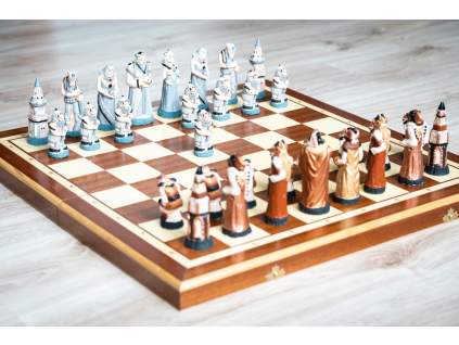 Mramorové šachy Fantasy  + doprava zdarma