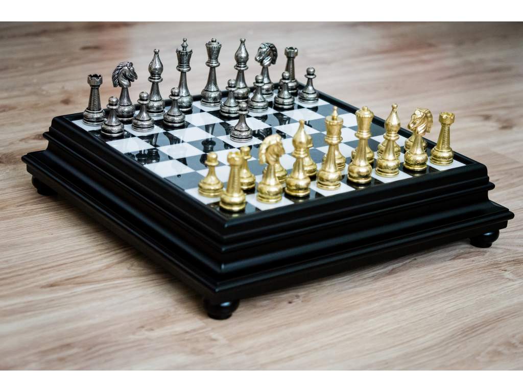 Šachová súprava Monarch Alabaster  + doprava zdarma