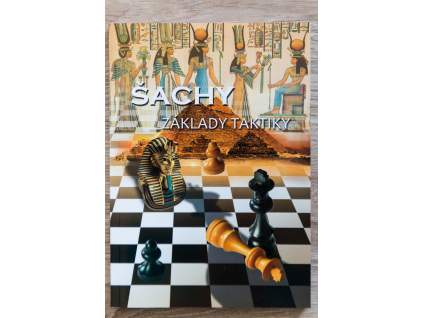 šachová kniha Základy taktiky, kombinačná hra, príklady, prepočet variantov, autor Richard Biolek, na obálke šachovnica
