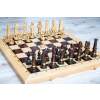 Drevene šachy Royal Lux veľké  + doprava zdarma